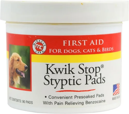 Vista 13 de Miracle Care Kwik Stop Polvo estíptico para perros, gatos y pájaros, 0.5 onzas