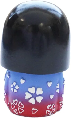 Vista 3 de N&N Find - Muñeca japonesa Mai Kokeshi japonesa color morado