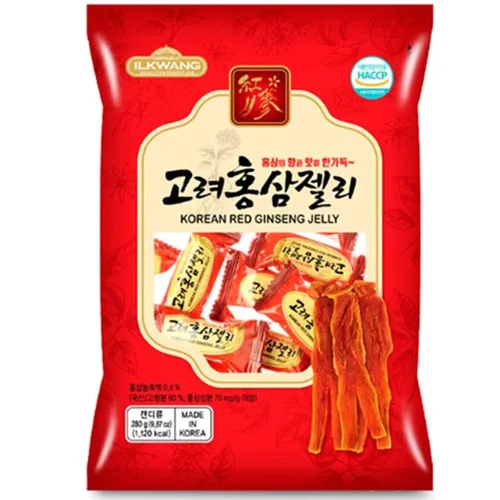 Vista 7 de Ilkwang Jengibre masticable jalea masticable caramelo masticable 250 gramos (8.8 oz) Producto de Corea (gelatina de jengibre)