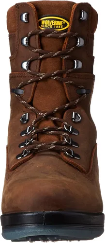 Vista 2 de Wolverine Botas de trabajo Durashock de alto rendimiento para hombre de 8 pulgadas, Marrón, 16-Jul