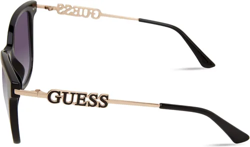 Vista 3 de GUESS Gafas de sol cuadradas con logotipo de metal para mujer