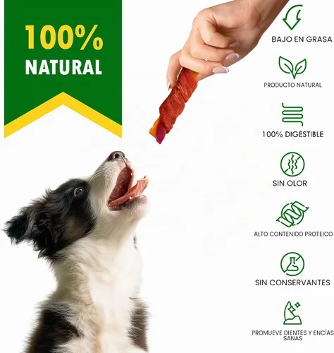 Vista 3 de Beloved Pets - Caprichos de batata dulce para perros y golosinas masticables de pato saludables 10.6 Oz - Snacks para cachorros y huesos blandos