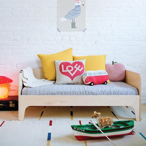 Vista 8 de Oeuf Perch - Cama infantil, abedul/blanco