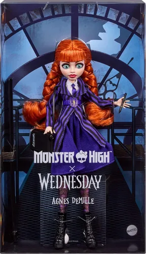 Vista 6 de Monster High x Muñeca Wednesday Agnes DeMille