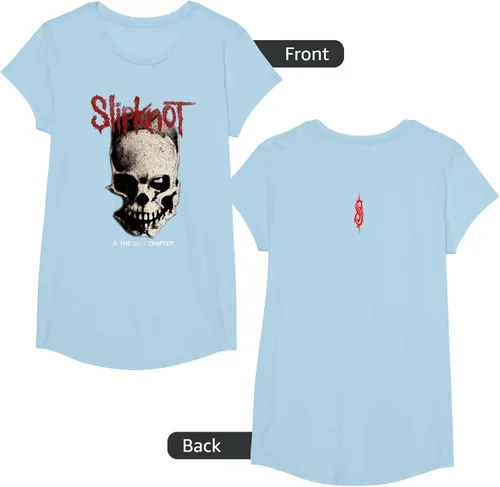 Vista 41 de Slipknot Tribal Calavera playera, niños 12, Rojo