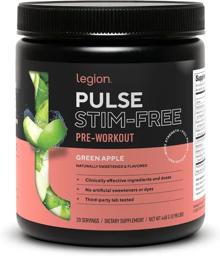 Vista 15 de Legion Pulse Suplemento previo al entrenamiento - Bebida de óxido nítrico natural para aumentar la energía, sin creatina, endulzada naturalmente