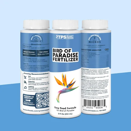 Vista 7 de Bird of Paradise Fertilizer - Alimento líquido para plantas para hojas tropicales más grandes, raíces más fuertes y crecimiento vertical saludable