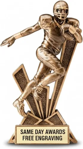 Vista 8 de Checkmate Sports Trophy Award – Custom Engraved Resin Trophy with Bold Design – Recognition Award for Competitions Teams Schools Leagues and Events