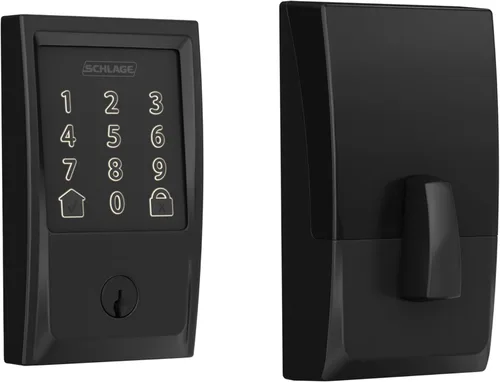 Vista 18 de Schlage - Cerradura inteligente Wi-Fi de codificación con borde Camelot en bronce envejecido