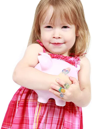Vista 7 de Sotogo 50 piezas de anillos para niña pequeña, anillos de joyería para niña, anillos de juego de simulación y anillos de vestir, regalo para niñas