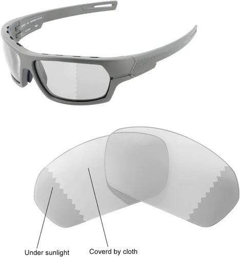Vista 4 de Walleva - Lentes de repuesto para gafas de sol Under Armour Battlewrap