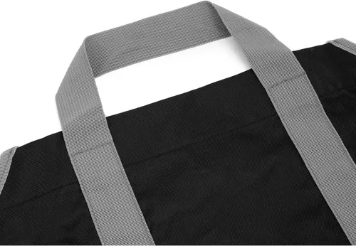 Vista 7 de Stanbroil Bolsa de lona para leña, duradera bolsa de troncos Firepalce con asas para estufa de leña, camping al aire libre