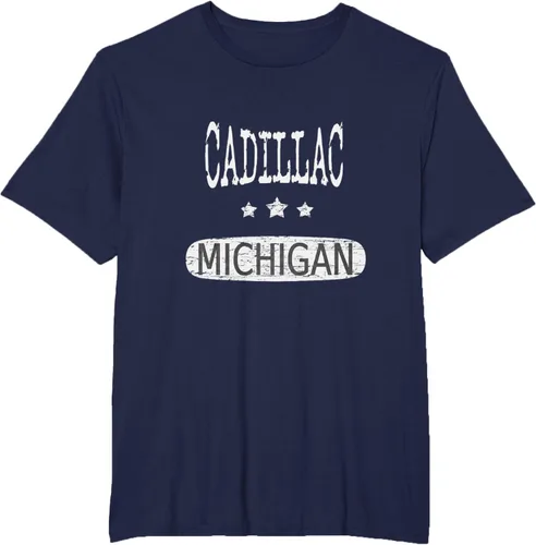 Vista 66 de Vintage Cadillac Michigan Camiseta