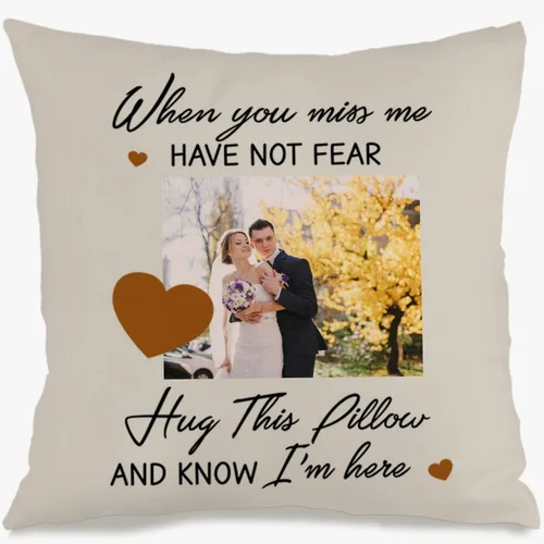 Vista 13 de Six Image Custom Pillow Case with Personalized Words for Mom, Decorative Cushion offering a Warm Gift for Birthdays Anniversaries Christmas or Home