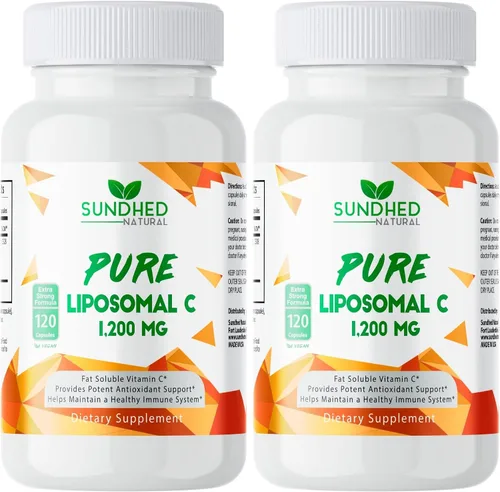 Vista 7 de Vitamina C liposomal pura – 1200 mg de refuerzo de la salud del sistema inmunológico y colágeno, ayuda a las vitaminas antienvejecimiento