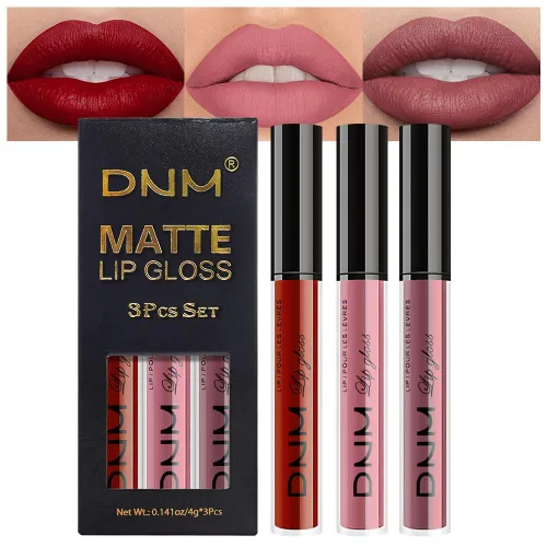 Vista 16 de AMY'S DIARY Juego de 3 Lápices Labiales Líquidos Mate Rojo Brillante, Tinte de Labios de Larga Duración 24 Horas Impermeable, Juego de Regalo de 05