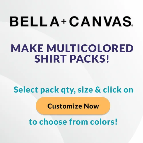 Vista 2 de Unisex Short Sleeve T-Shirts Multipack of 13610, Make Your Own Color Set