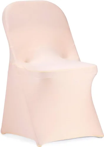 Vista 19 de Funda de silla Peomeise plegable, de elastano elástico para bodas, fiestas, banquetes, eventos