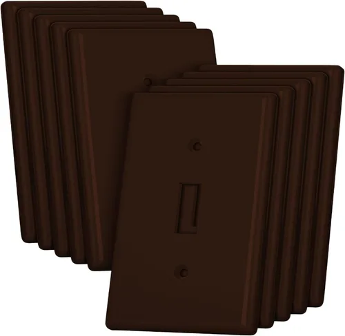 Vista 13 de Cubiertas para interruptores de luz azul Bates - Paquete de 2, cubierta de placa de salida, cubiertas de interruptor con luz azul