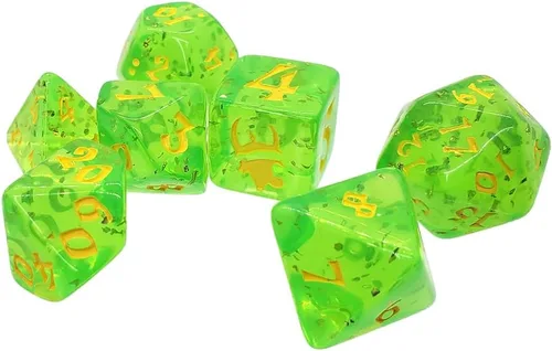 Vista 4 de Munchkin - Juego de dados poliédricos (negro/blanco)