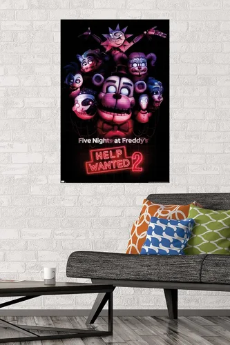Vista 2 de Five Nights at Freddy's: Help Wanted 2 - Póster de pared de arte clave, 34 pulgadas de largo x 22.4 pulgadas de ancho, versión sin marco
