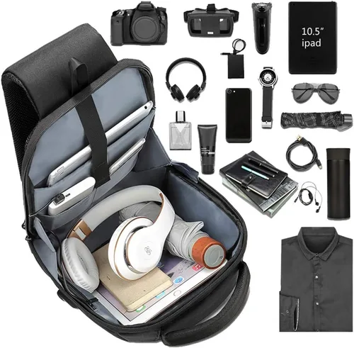 Vista 7 de Eurcool Bolsa de hombro para hombre, bolsa de mensajero pequeña, repelente al agua, bolsa cruzada para el pecho, para correr, senderismo, ciclismo