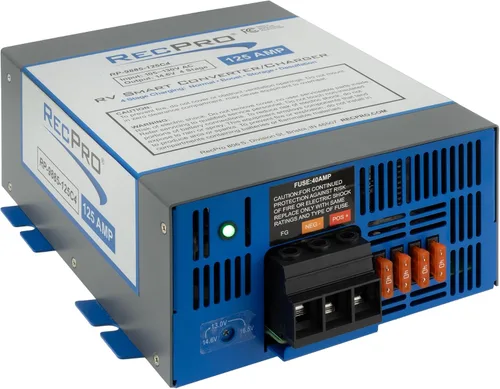 Vista 12 de RecPro - Convertidor de energía RV de 35 amperios y cargador de batería Carga de 4 etapas