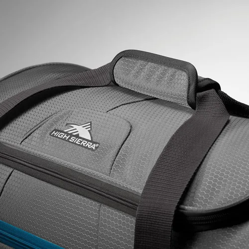 Vista 7 de High Sierra Fairlead - Bolsa de viaje portátil de poliéster de 34 pulgadas con ruedas y mango telescópico empotrado, color grisazul, Gris