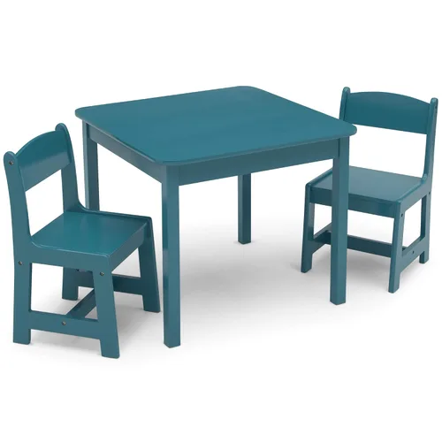 Vista 9 de Delta Children MySize - Juego de mesa y silla de madera para niños (2 sillas incluidas), ideal para artes y manualidades, merienda y más