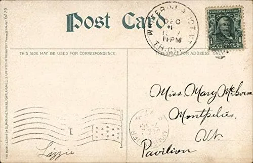 Vista 2 de Junction House White River Junction, Vermont VT Original Antique Postcard 1907