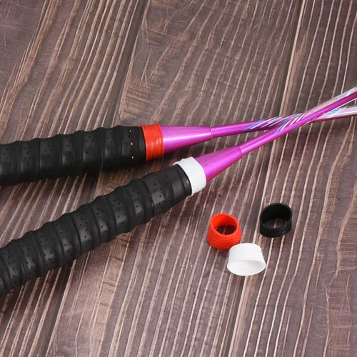 Vista 5 de PATIKIL Anillo de agarre para raqueta de bádminton, anillo de fijación de raqueta, anillo de goma antideslizante y absorbente en su lugar