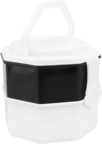 Vista 5 de TOYANDONA Go Game Bowl con cerradura y asa, soporte para piezas de ajedrez, piedras de juego, contenedor de almacenamiento de ajedrez