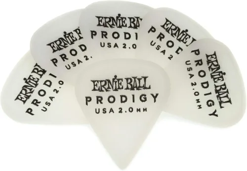 Vista 7 de Ernie Ball Prodigy Púas para guitarra, escudo grande, negro 1.5mm, paquete de 6 (P09332)