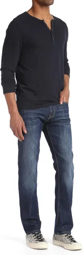 Vista 4 de Mavi Zach - Jeans de pierna recta de tiro regular para hombre, Enjuague Williamsburg