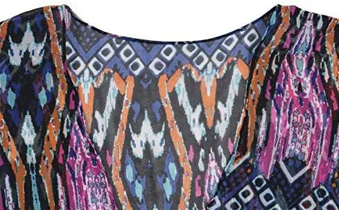 Vista 4 de Yonala - Salida de playa para mujer verano bikini cardigan, talla única