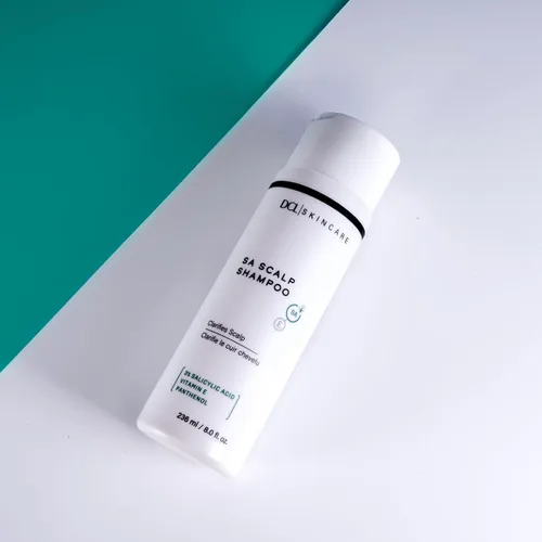 Vista 2 de DCL Skincare SA Scalp Therapy Champú con ácido salicílico para control de picazón y escamas, 8 onzas líquidas