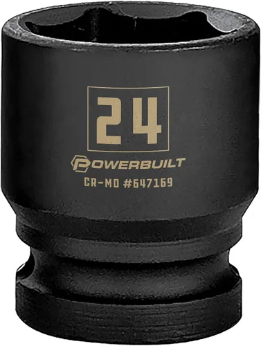 Vista 17 de Powerbuilt 647296 - Toma de impacto de 6 puntos de 1/2 pulgada x 1-1/4 pulgadas
