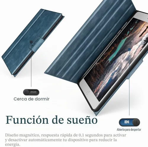 Vista 7 de Antbox Funda para iPad de 9ª generación, iPad de 8ª/7ª generación de 10,2 Azul