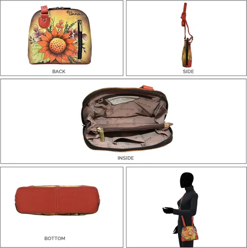 Vista 3 de Anna by Anuschka Leather Small Multi Compartment Zip-Around Organizer