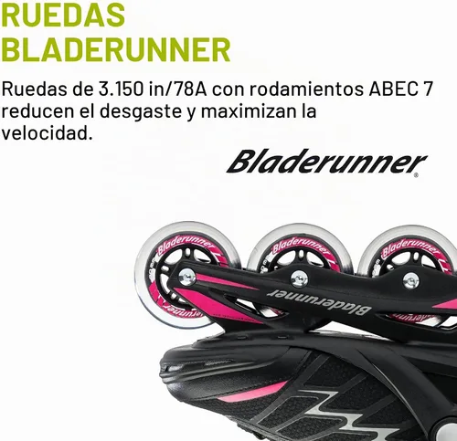 Vista 4 de Bladerunner by Rollerblade Advantage Pro XT - Patín en línea para mujer
