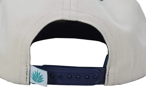 Vista 5 de Sendero Provisions Co. Parche bordado All Hat No Cattle Snapback Sombrero blanco roto, talla única, Blanco sucio