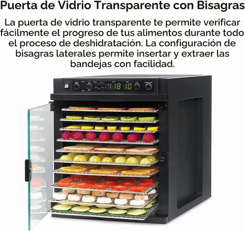 Vista 3 de Tribest Sedona Express SDE-S6780-B Deshidratador digital de alimentos, Negro