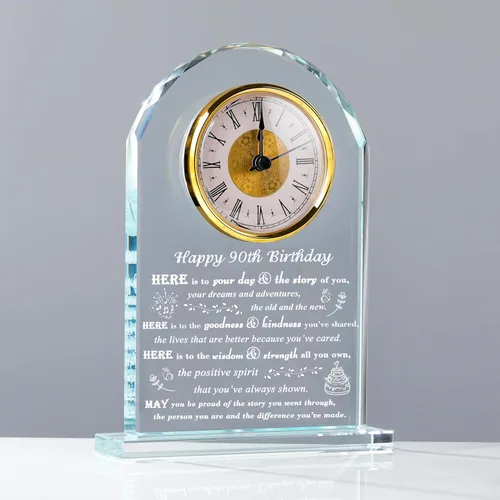 Vista 23 de Movdyka Regalos de 70 cumpleaños para mujeres y hombres – Reloj de cristal personalizado 1956 70 años de edad regalo para ella él – Ideas de regalos