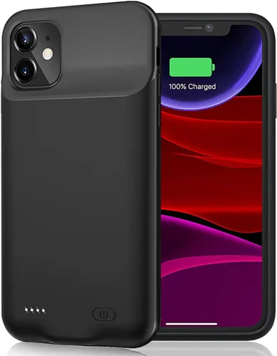 Vista 12 de Funda de batería para iPhone 8/7/6S/6/SE 2020/SE 3, 10000mAh Funda protectora de carga portátil recargable compatible con iPhone 8/7/6S/6/SE 2020/SE