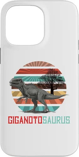 Vista 20 de Funda para iPhone 11 Pro Max Giganotosaurus Retro T rex dinosaurio prehistórico para el Día del Padre
