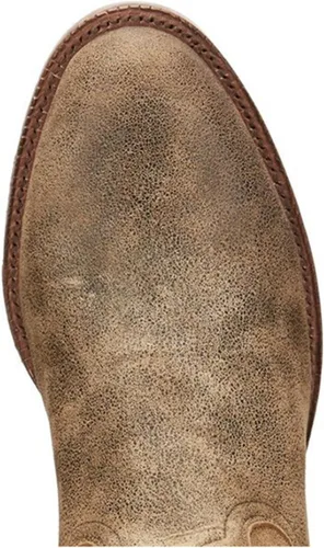 Vista 6 de Tony Lama Monterey Desert Roper Botas de cuero de cabra occidental punta redonda para hombre - Ep3550