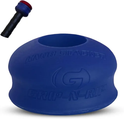 Vista 11 de Anillo de estrangulamiento de Grip-N-Rip para bate de béisbol/sóftbol con empuñadura de botón y apilable para un ajuste personalizado y comodidad