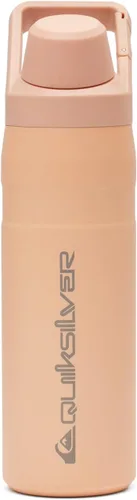 Vista 10 de Quiksilver Botella de agua de acero inoxidable de 24 onzas, vaso con aislamiento de boca ancha con gancho para mosquetón, acero 18/8, frío las 24