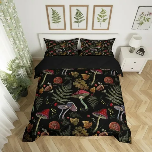Vista 50 de Funda de edredón con bandera estadounidense de camuflaje, tamaño individual, silueta de ciervo y árboles grises, funda de edredón de estilo natural