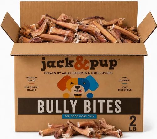 Vista 9 de Jack&Pup Palitos de carne de 3 a 5 pulgadas para perros pequeños, bolsa de 8 onzas, poco olor, palitos de larga duración para cachorros y perros